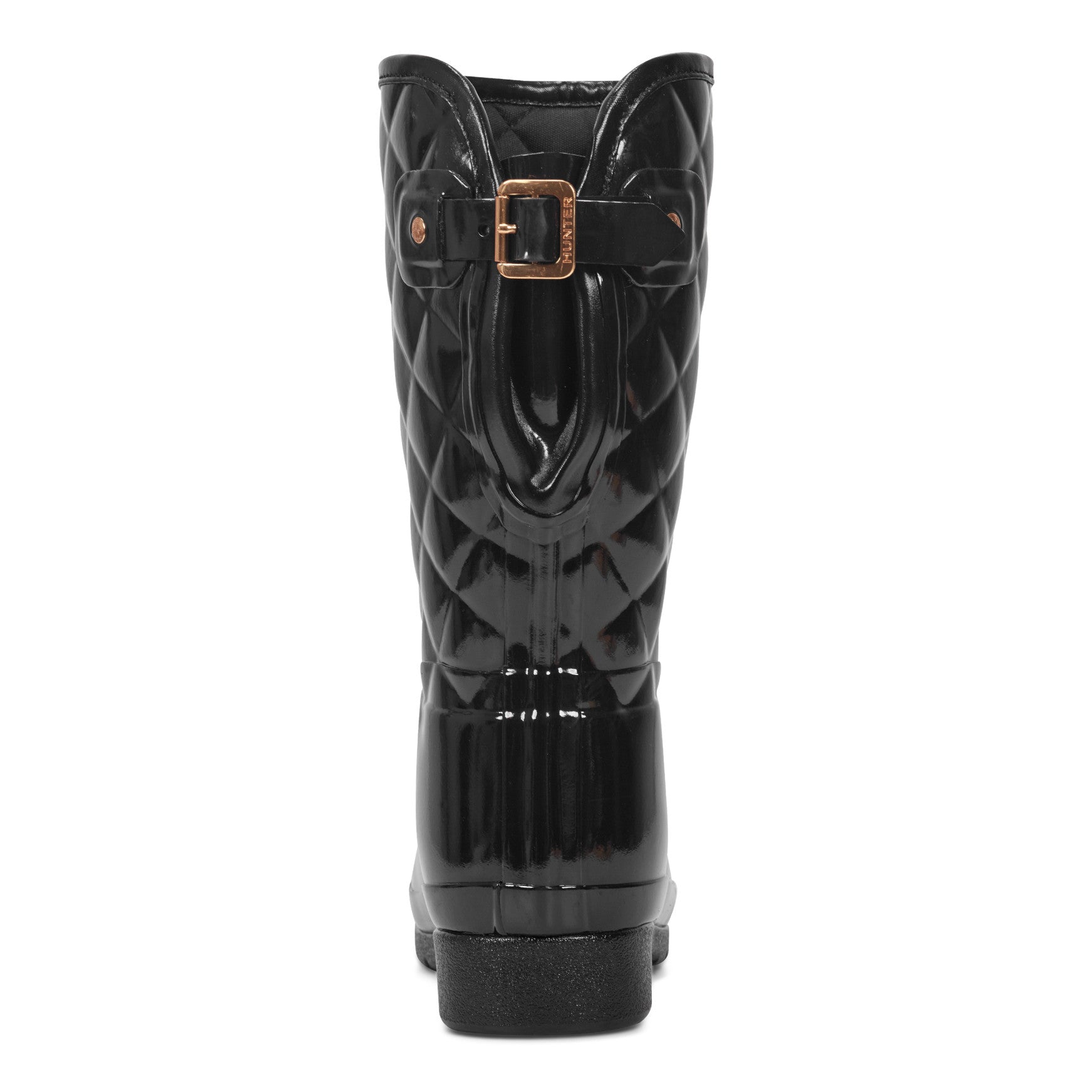 Women's Adjustable Quilted Refined Slim Fit Short Rain Boots - Image 4