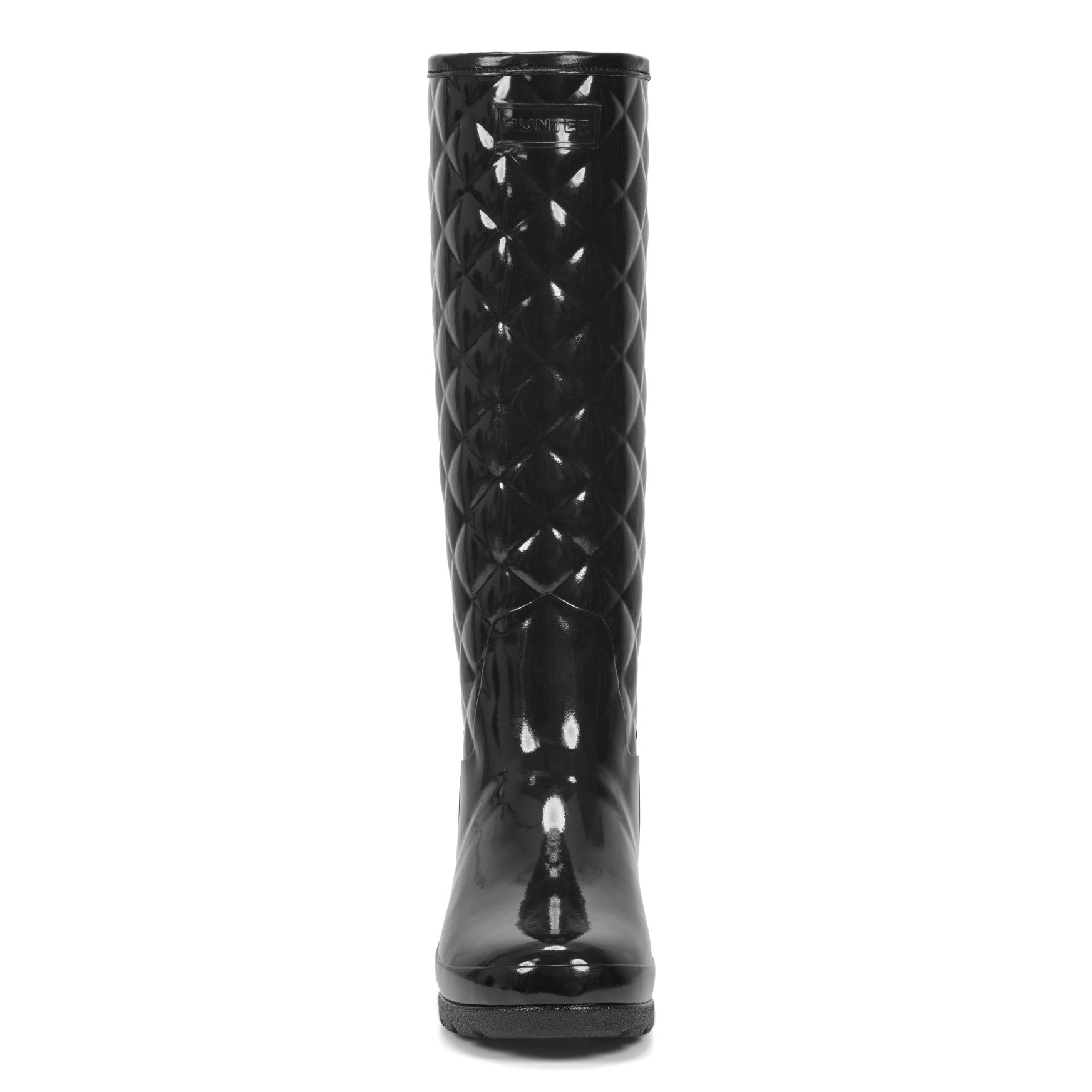 Women's Refined Adjustable Quilted Slim Fit Tall Rain Boots - Image 3