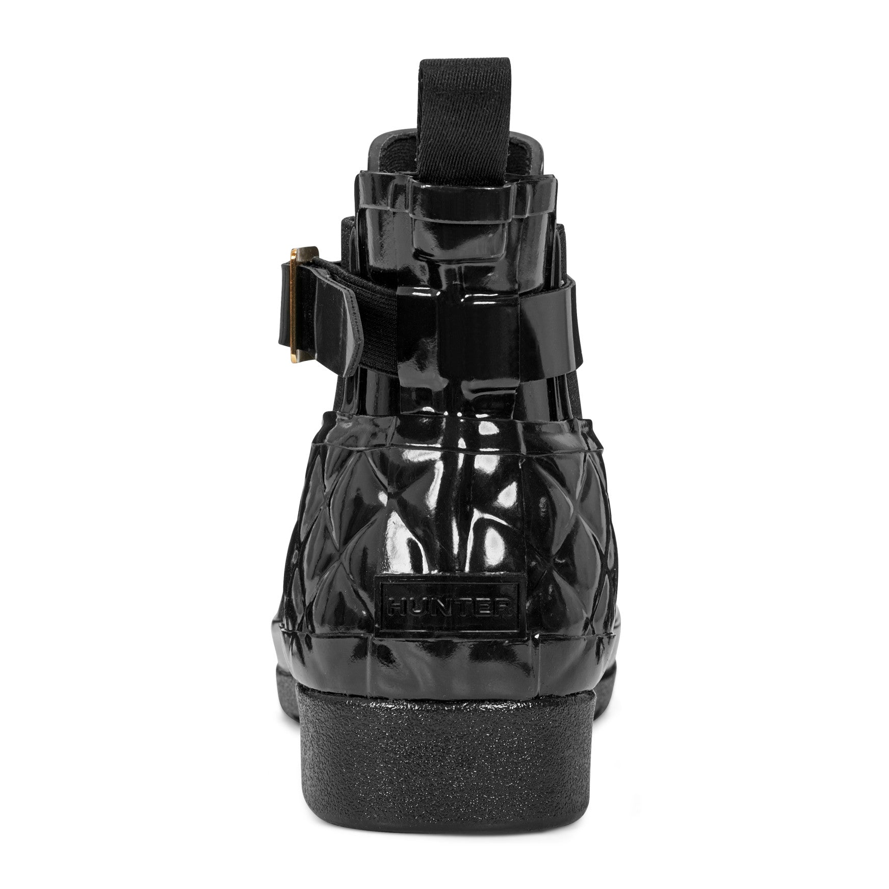 Women's Quilted Gloss Refined Slim Fit Chelsea Boots - Image 4